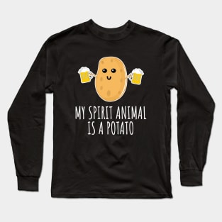 My Spirit Animal Is A Potato Long Sleeve T-Shirt